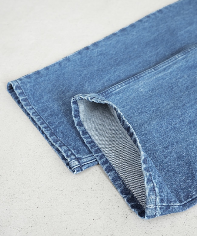 SALE 50%OFF】EVCON(エビコン) 1TUCK BAGGY DENIM BIO 1タックバギー