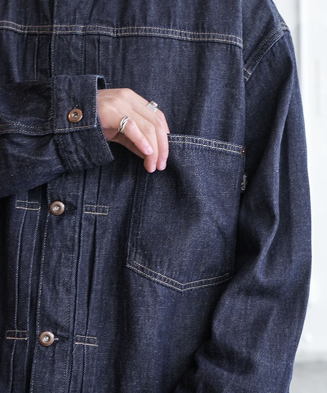 GHJ6176THO]GOHEMP(ゴーヘンプ) PLEATS G-JAN プリーツGジャン