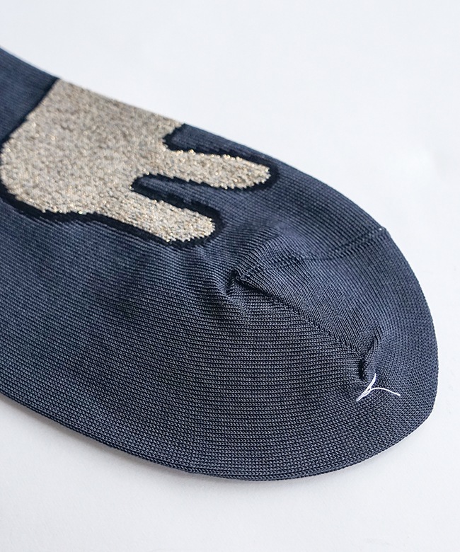 11-25119]French Bull(フレンチブル) ラビットソックス ウサギ ラメ