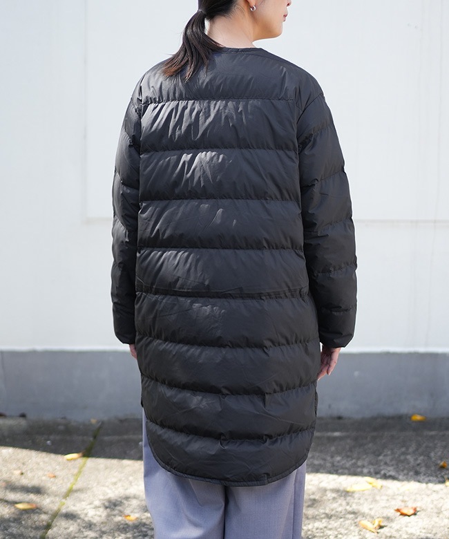 OR-A0602DPR]ORCIVAL(オーチバル/オーシバル)ROUND NECK LONG COAT