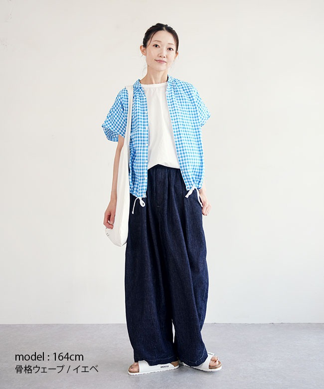 NATURAL LAUNDRY(ナチュラルランドリー) 先染めリネンレイシャツ
