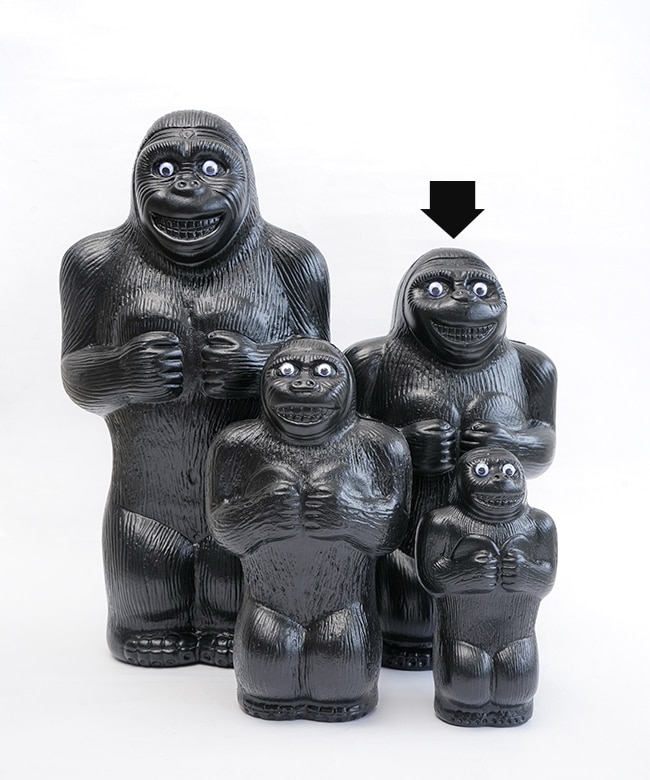 70s ゴリラ ビンテージ ソフビドール 貯金箱 BIGサイズ Gorilla Bank 
