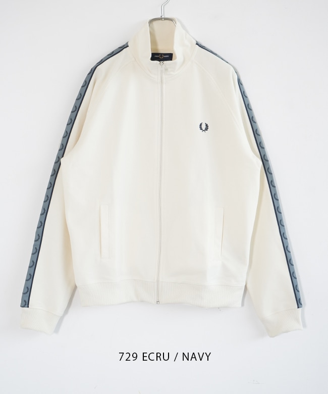 J5557]FRED PERRY(フレッドペリー) Contrast Tape Track Jacket