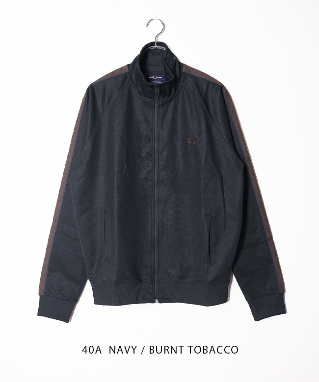 J5557]FRED PERRY(フレッドペリー) Contrast Tape Track Jacket