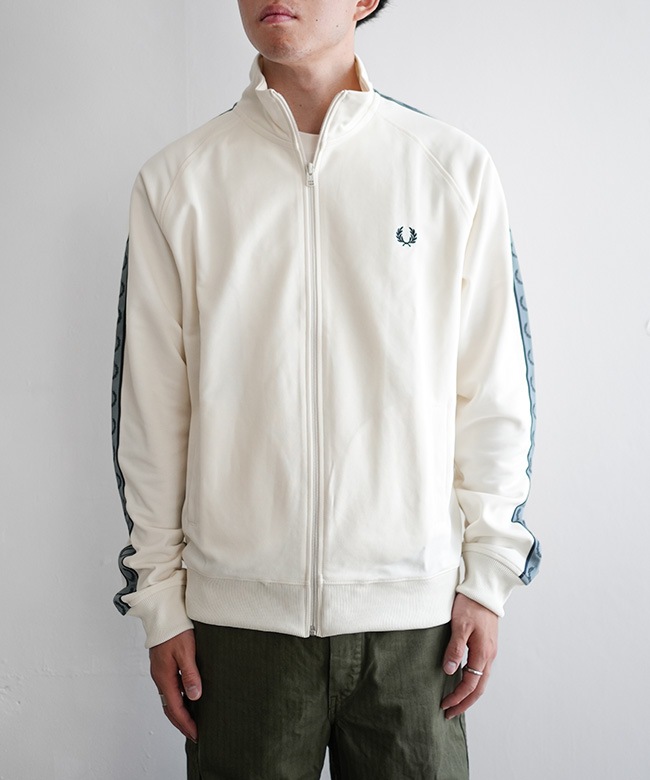 J5557]FRED PERRY(フレッドペリー) Contrast Tape Track Jacket