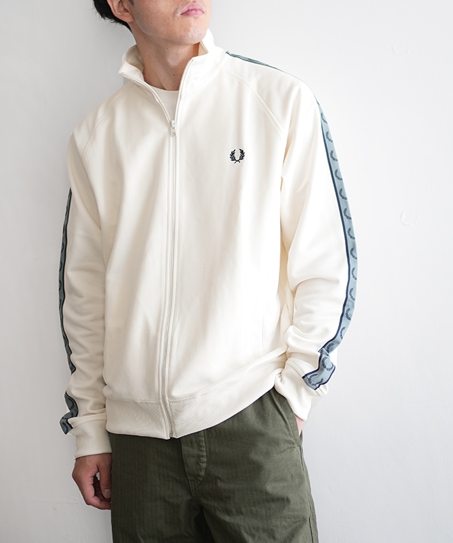 J5557]FRED PERRY(フレッドペリー) Contrast Tape Track Jacket