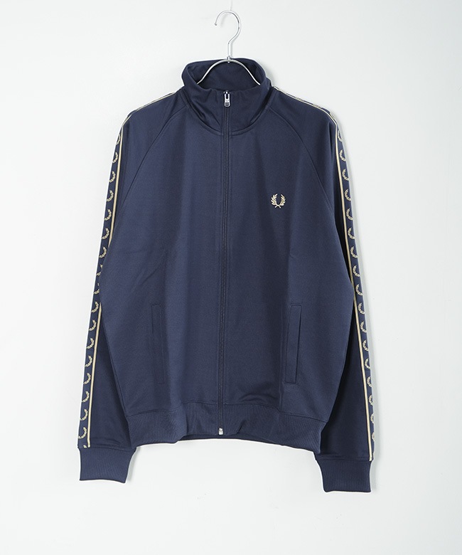 J5557]FRED PERRY(フレッドペリー) Contrast Tape Track Jacket