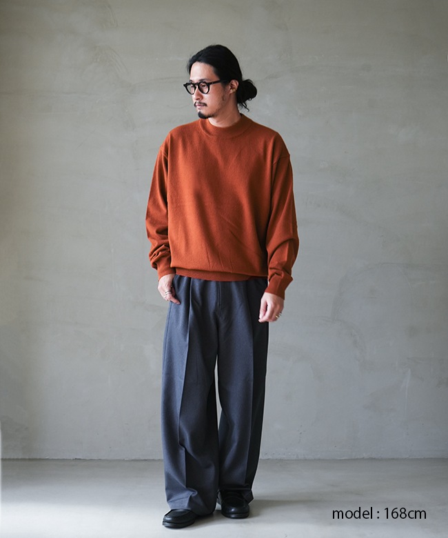 2503-007]crepuscule (クレプスキュール) Moc Neck P/O モックネック