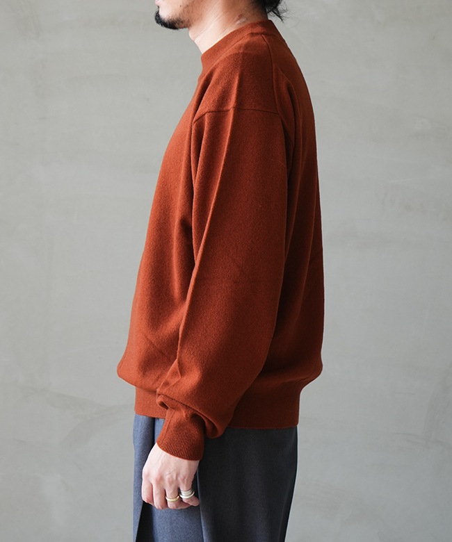 SALE 30%OFF】[2503-007]crepuscule (クレプスキュール) Moc Neck P/O