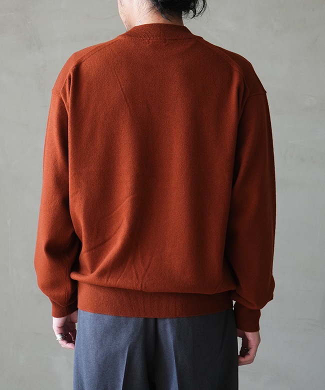 ESSAY / BIG MOC-NECK SWEATSHIRT 吾亦紅 SALE 30%OFF】crepuscule (クレプスキュール) Moc Neck P/O モック