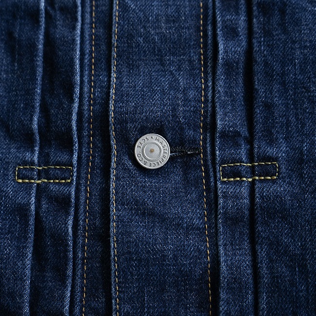 scye デニムジャケット セカンド　リジット SCYE サイ セルヴィッチ デニム ユーズドウォッシュ トラッカー