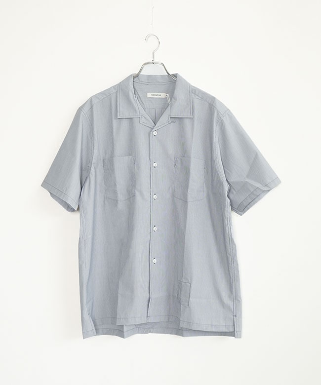 nonnative(ノンネイティブ) VOYAGER S/S SHIRT P/R HAIRLINE STRIPE