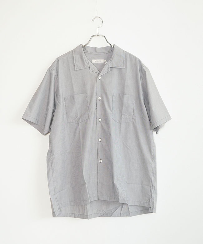nonnative(ノンネイティブ) VOYAGER S/S SHIRT P/R HAIRLINE STRIPE