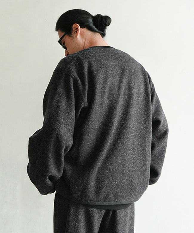 oppatypeさん専用 ORCIVAL(オーシバル/オーチバル) Men's Napping Brushed Fleece V Neck
