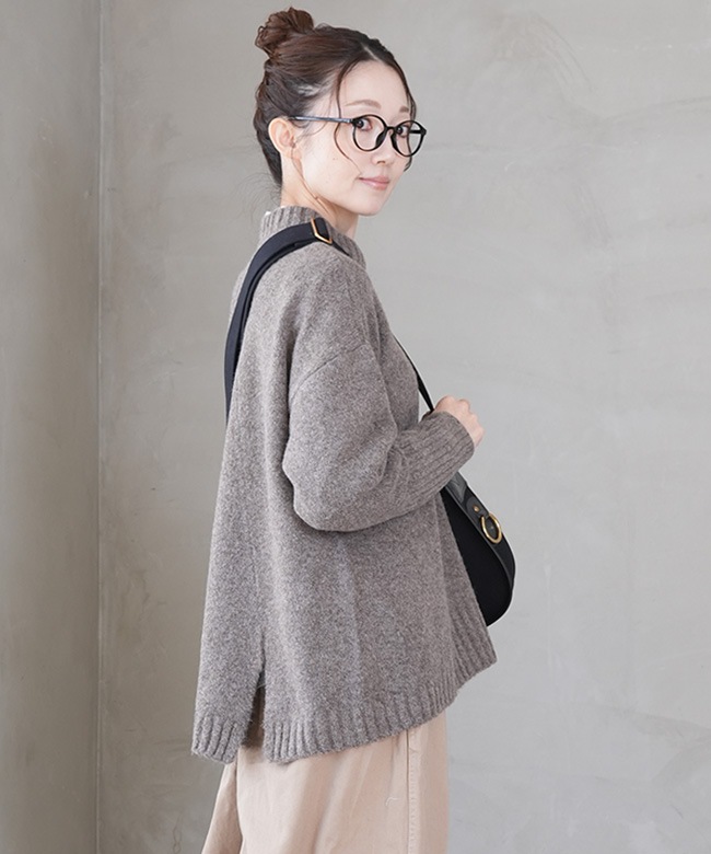 SALE 50%OFF】[451120]mao made(マオメイド) ヤクフィールニット