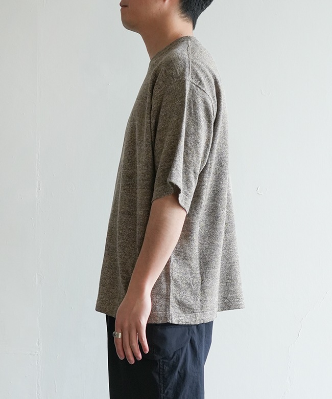 SALE 50%OFF】crepuscule(クレプスキュール) Linen S/S T-Shirt リネン