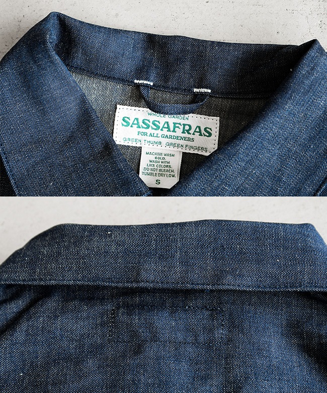 SF-252216]SASSAFRAS(ササフラス) Gardener Jacket / 8oz ミリタリー