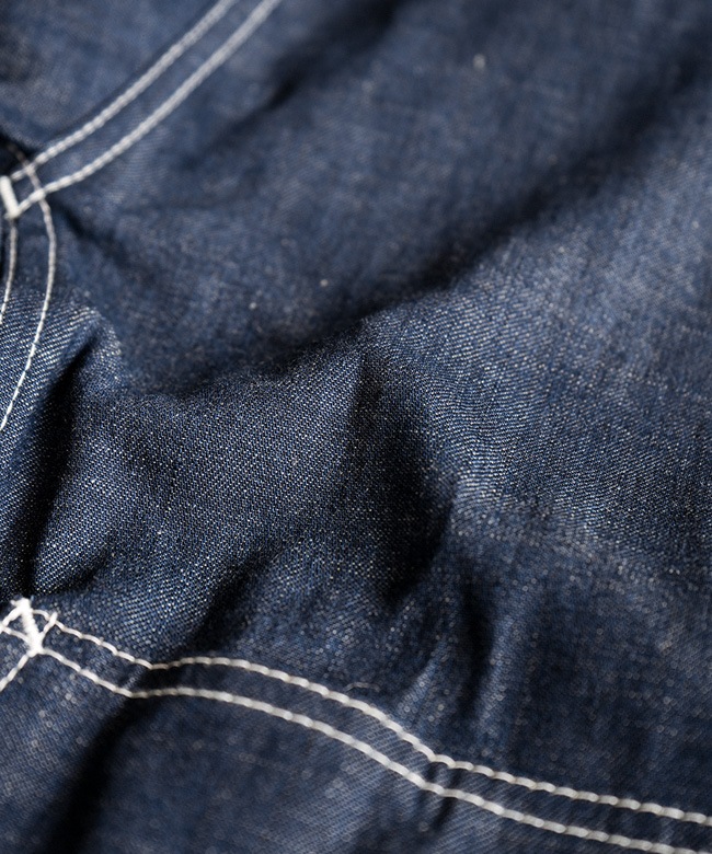 SASSAFRAS(ササフラス) Gardener Jacket / 8oz ミリタリー Denim