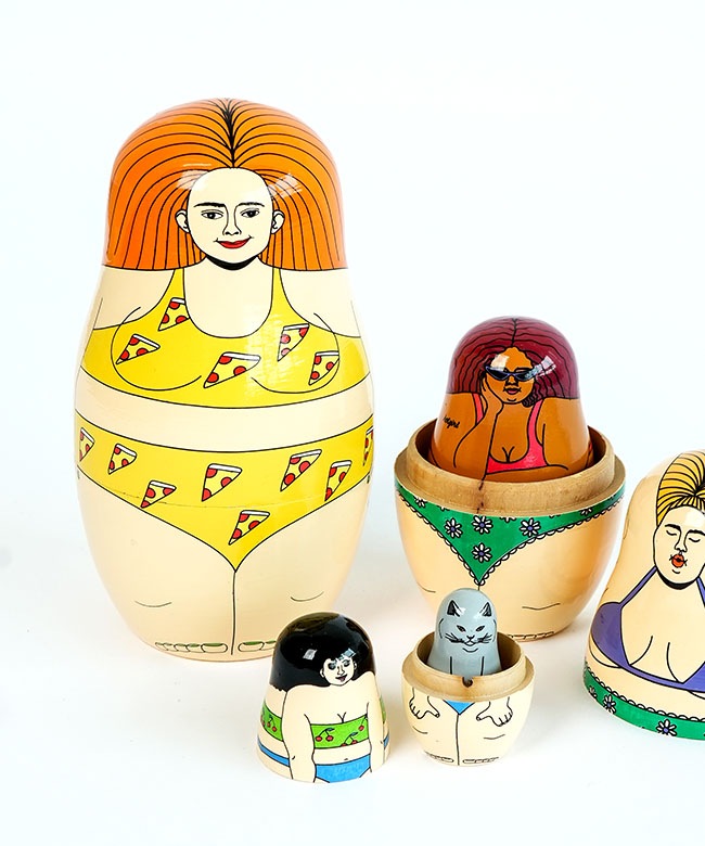 パレ子 トリプルコラボver. 3415HA]DETAIL×MIDORI KOMATSU ハッピー ホット ガールズ 女性たちの