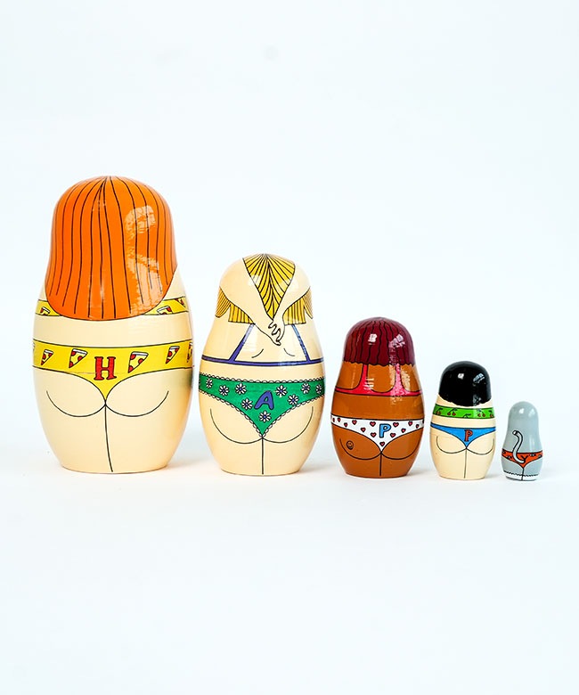 3415HA]DETAIL×MIDORI KOMATSU ハッピー ホット ガールズ 女性