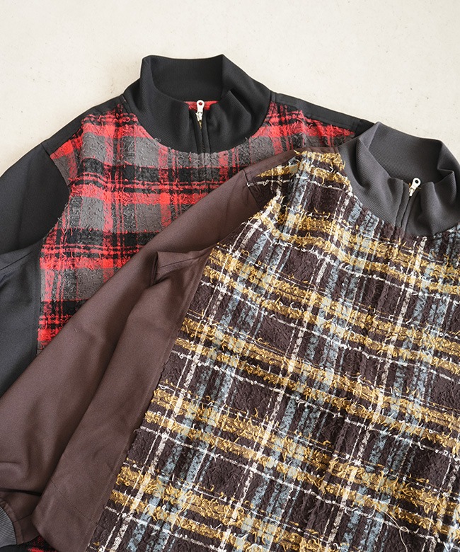 ◎◎[5541]BRU NA BOINNE(ブルーナボイン)バルバチェックジャンパー