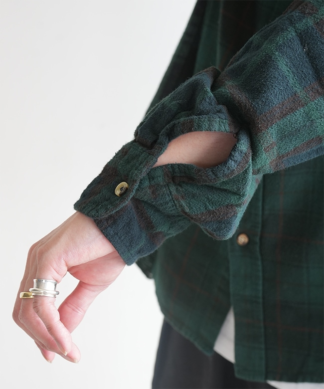 Rebuild by Needles(リビルドバイニードルズ) Flannel Shirt -> 7 Cuts
