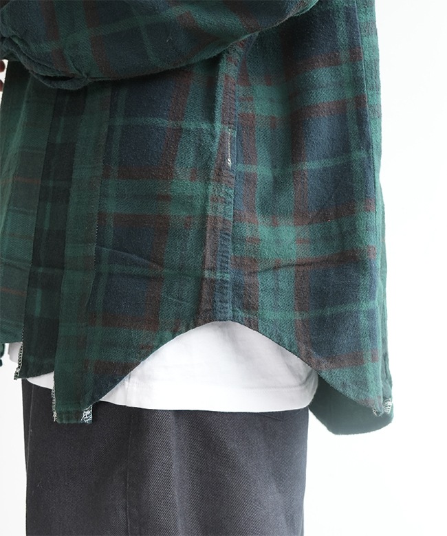 Rebuild by Needles(リビルドバイニードルズ) Flannel Shirt -> 7 Cuts