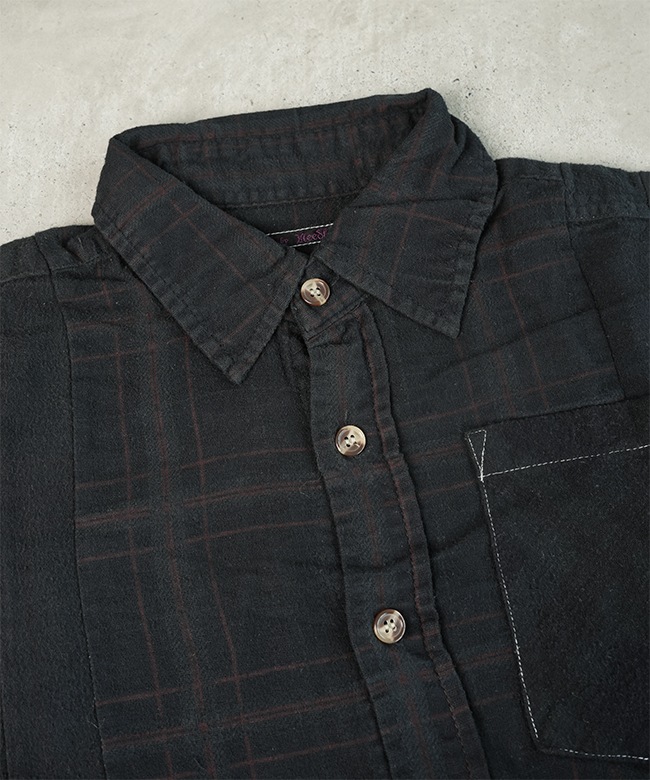 Rebuild by Needles(リビルドバイニードルズ) Flannel Shirt -> 7 Cuts Rebuild by Needles(リビルドバイニードルズ) Flannel Shirt -> 7 Cuts