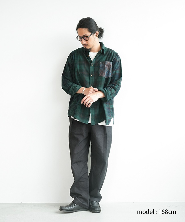 rakines マットトロピカルロングシャツ ラキネス マットトロピカルロングシャツ