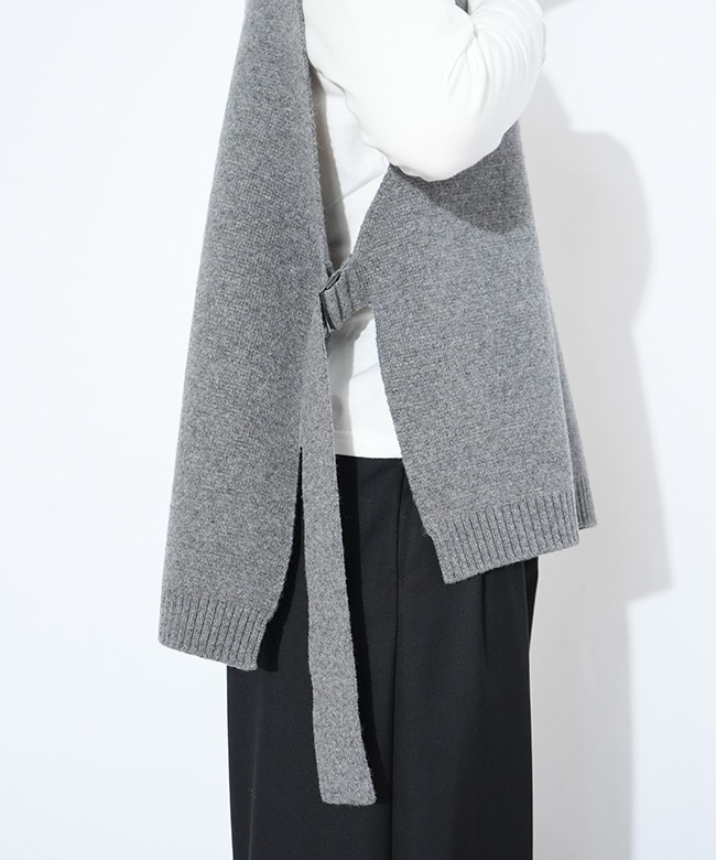 SALE 50%OFF】mizuiro ind(ミズイロインド) skipper knit vest