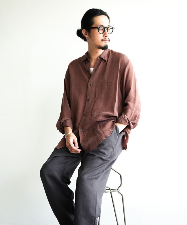 KAPTAIN SUNSHINE(キャプテンサンシャイン) Cupra Plain Shirt