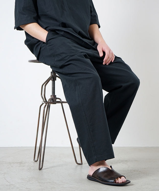 オーディエンス Audience ベイカーパンツ ヴィンテージ ハードバックサテン 阿州産 日本製 AUD3575 SALE 30%OFF[AUD3587]Audience(オーディエンス) 綿麻ビンテージ