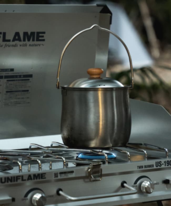 UNIFLAME(ユニフレーム) / 焚き火鍋14cm 壺型 [659977] | ブランドから