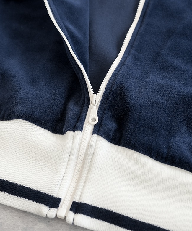 25SMAJK02]THE SHINZONE(ザ シンゾーン) VELOUR TRACK JACKET ベロア