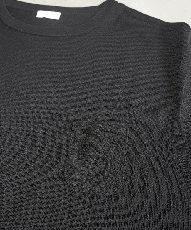 SALE 50%OFF】crepuscule (クレプスキュール) Washi Knit T-Shirt 和紙 