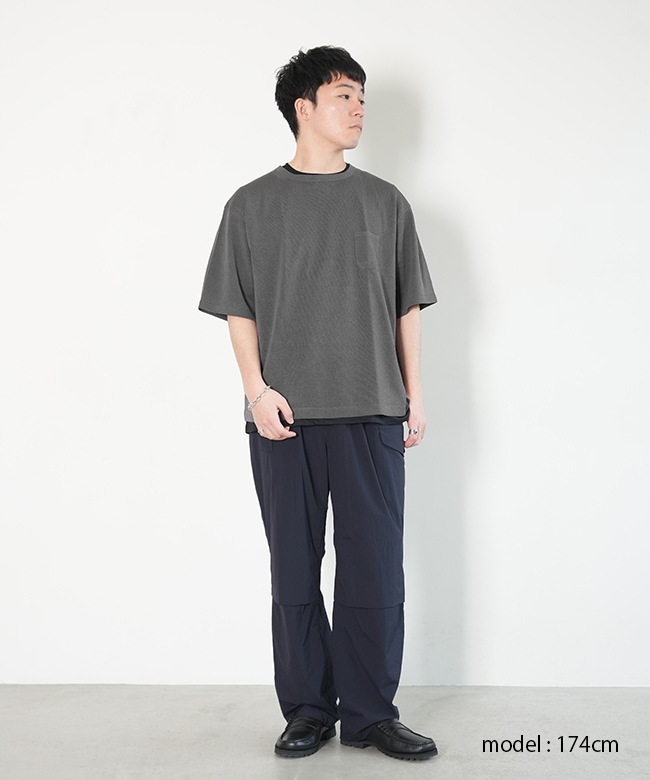 SALE 50%OFF】crepuscule (クレプスキュール) Washi Knit T-Shirt 和紙