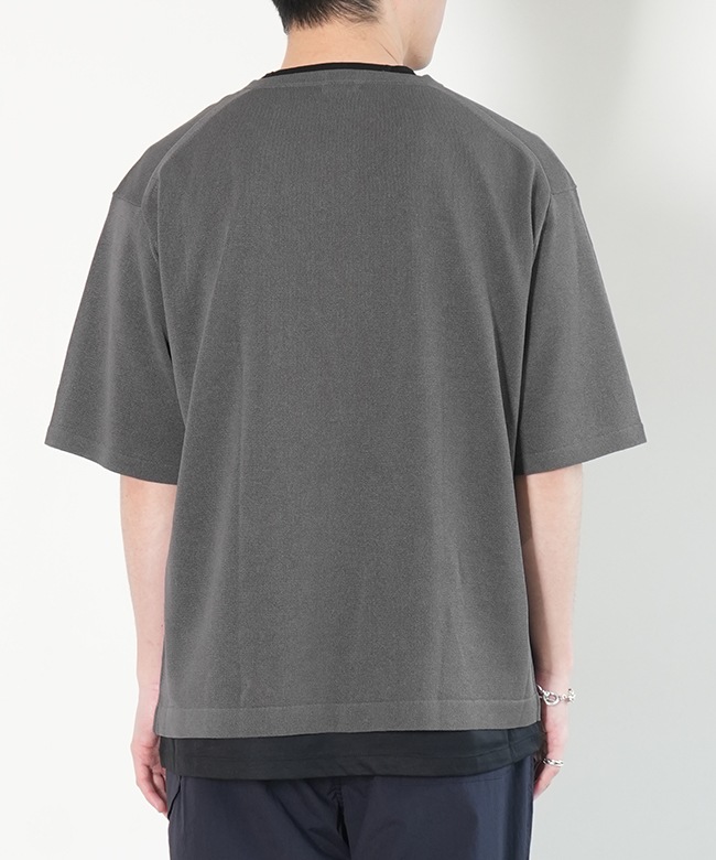 ◎◎[2501-015]crepuscule (クレプスキュール) Washi Knit T