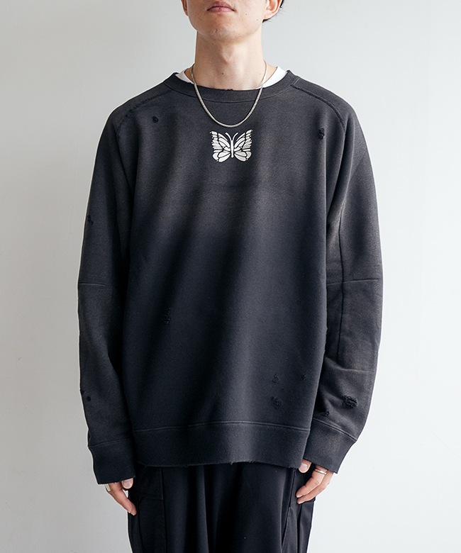 RW336]NEEDLES(ニードルズ) Deconstructed Sweat Shirt - Cotton