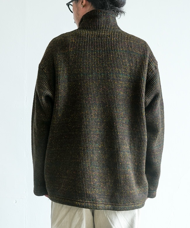 RV074]ENGINEERED GARMENTS(エンジニアド ガーメンツ) Zip Mock Neck