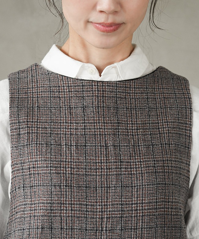 SALE 40%OFF】[VC-2806]Veritecoeur(ヴェリテクール) グレンチェック