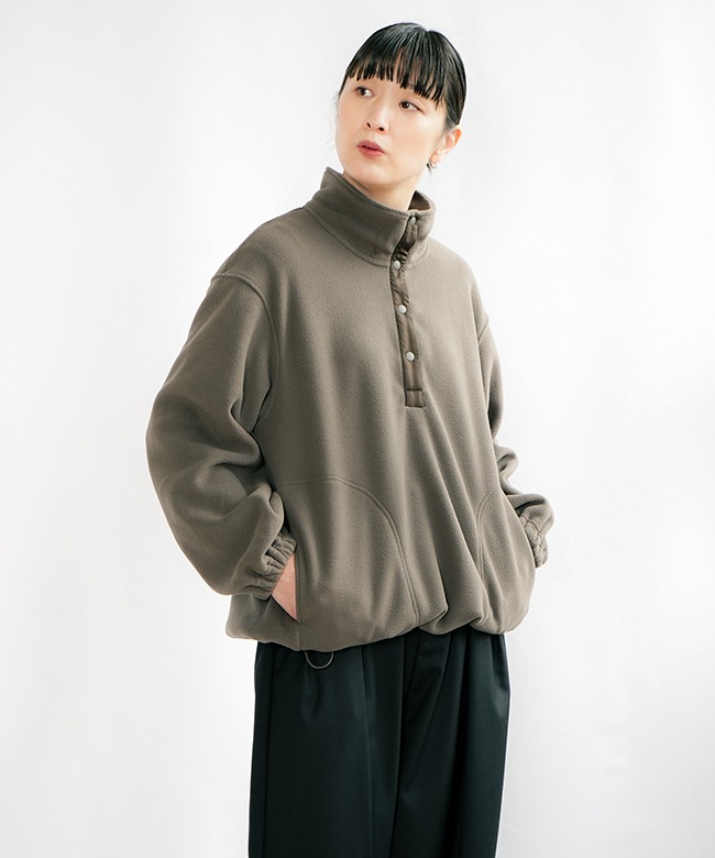 SALE 10%OFF】[4-112214]MIDIUMISOLID(ミディウミソリッド) fleece