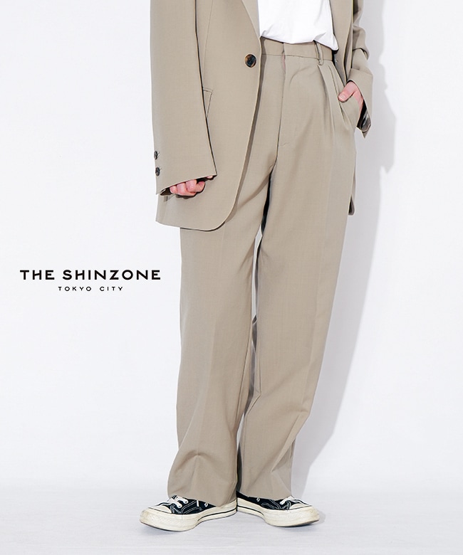 26SMSPA02]THE SHINZONE(ザ シンゾーン)TWO TUCK TROUSERS