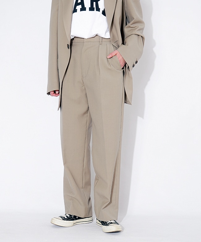 26SMSPA02]THE SHINZONE(ザ シンゾーン)TWO TUCK TROUSERS