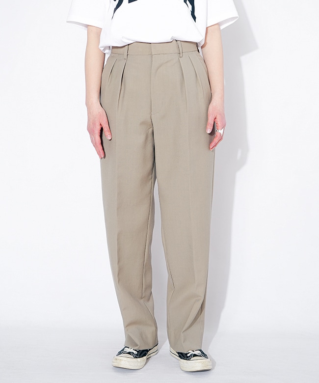 26SMSPA02]THE SHINZONE(ザ シンゾーン)TWO TUCK TROUSERS