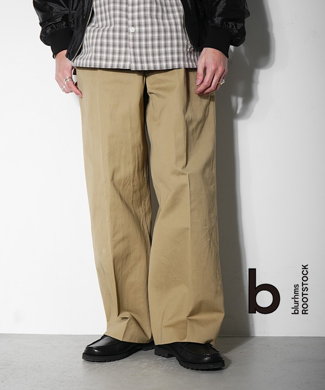 blurhms ROOTSTOCK(ブラームスルーツストック) 52 Wide Chino Pants 52