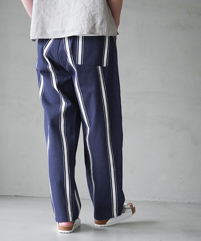 Yarmo(ヤーモ)BOROUGH TROUSERS Trade Tales Stripe ボロウ トラウザー
