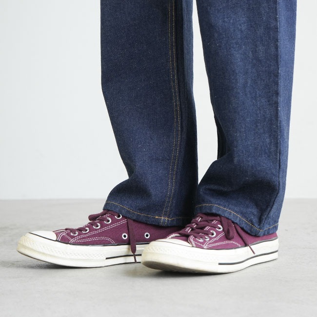 SALE 50%OFF】[233-91505]EVCON(エビコン)RELAX STRAIGHT DENIM PANTS 