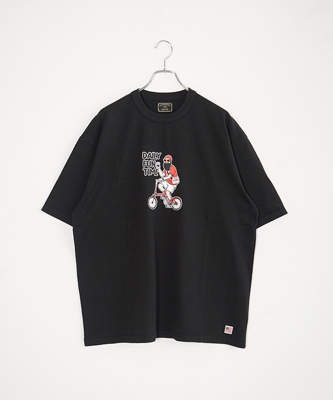 GUARANTEED(ギャランティード) おじさんTシャツ ”DAILY FUN TIME
