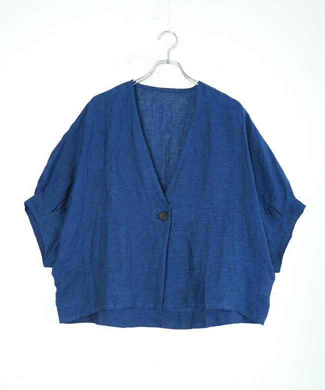 blue willow(ブルーウィロー)Lシングルガーゼハオリ レディース リネン