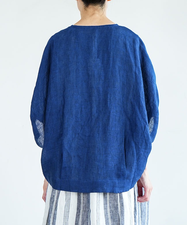 blue willow(ブルーウィロー)Lシングルガーゼハオリ レディース リネン